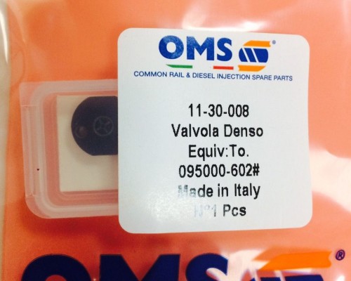 Клапан OMS 11-30-008 (095000-698# 8-98011604-5, 095000-513# 16600-AW40#, 095000-518# 16600-BN80N, 095000-602# 16600-ES60A, 095000-624# 16600-MB40#, 095000-583# 8-97353080-0, 095000-652# 23670-79026 23670-E0091, 095000-977# 23670-51041)