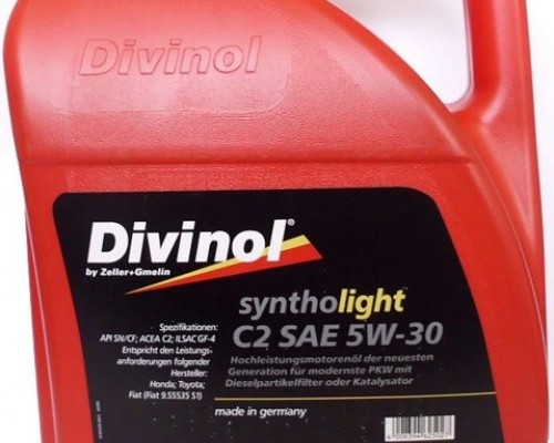 Моторное масло 5W30 C2 syntholight, 5 л