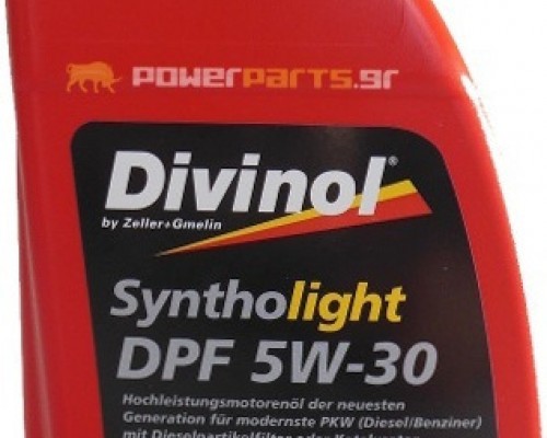 Моторное масло 5W30 DPF syntholight, 1 л
