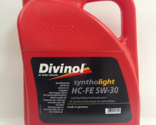 Моторное масло 5W30 HC-FE syntholight, 5 л