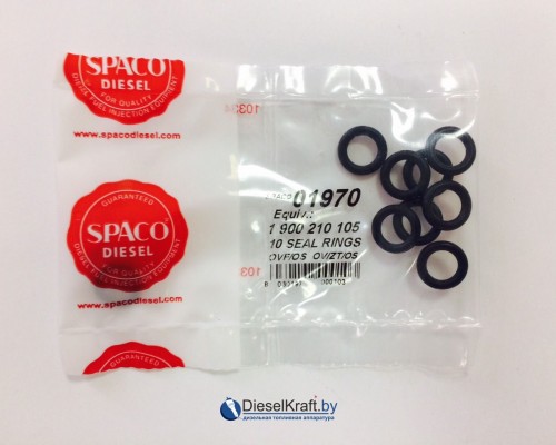 Уплотнительное кольцо SPACO 01970 1900210105